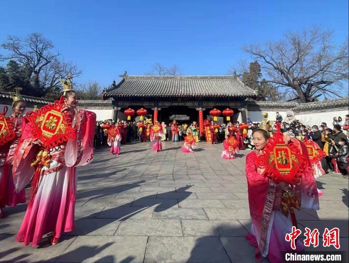 曲阜孔府正月初一“迎春納福” 邀游客過“文化年”