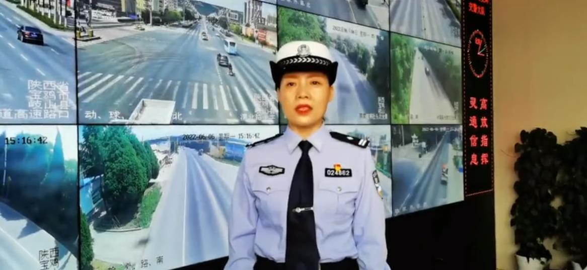 2022高考第一天，岐山交警保駕護航！