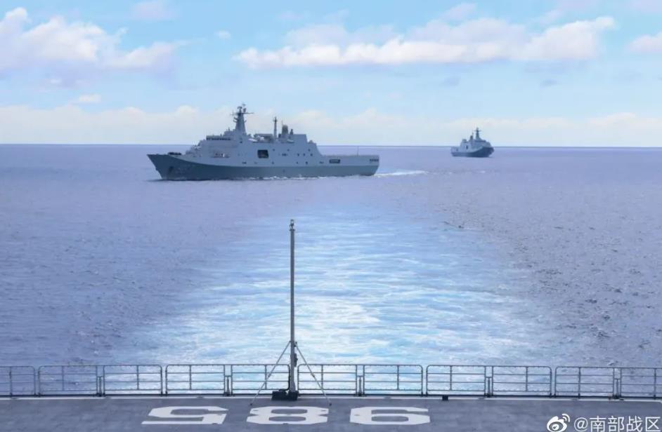 南部戰區海軍開展海上實戰化訓練