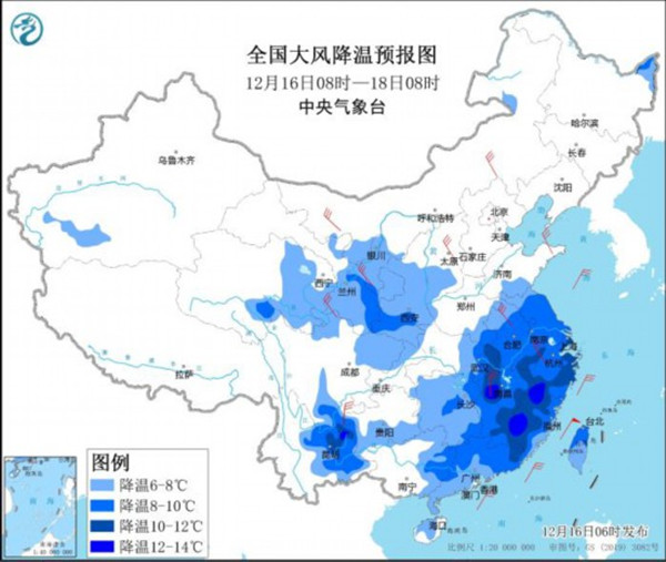 強冷空氣將影響我國大部地區?部分地區降溫超10℃