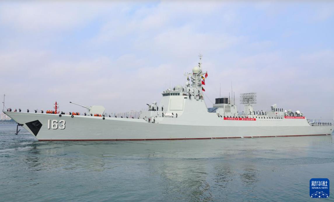 中國海軍第46批護航編隊起航赴亞丁灣