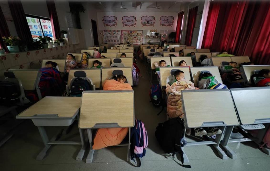 中國多地推動保障中小學生享受舒心午休