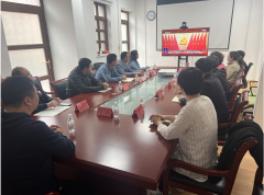 青島市北區商務局集中收看中國共產黨第二十次全國代表大會直播盛況